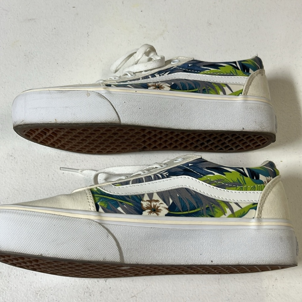Vans Sneakers Ward Platform Paradise Floral Size 8.5 W